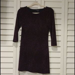 Trixxi Purple Sparkle Dress